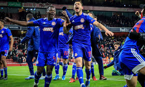 Πρόκριση του Ολυμπιακού επί της Άρσεναλ στο Λονδίνο